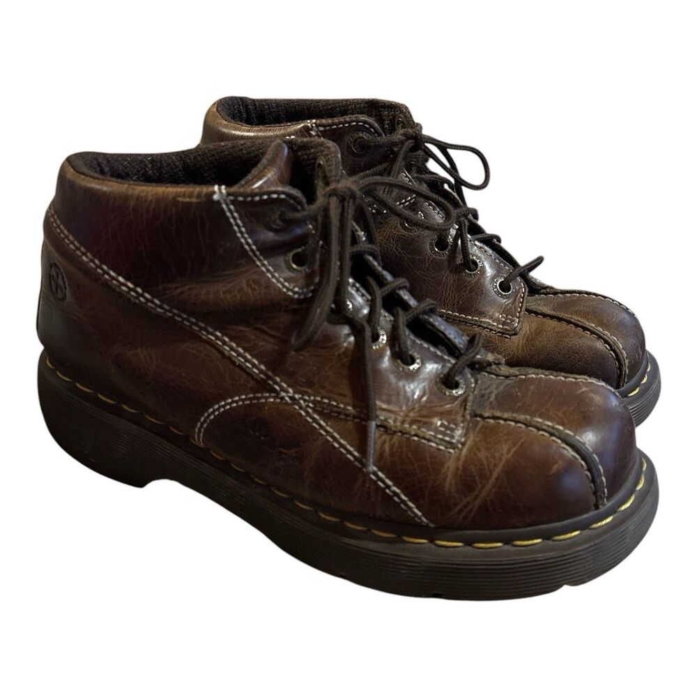Dr. Martens 12281 Flower Power VTG Y2K Daisy Platform US Size 10 US / 8 UK Brown